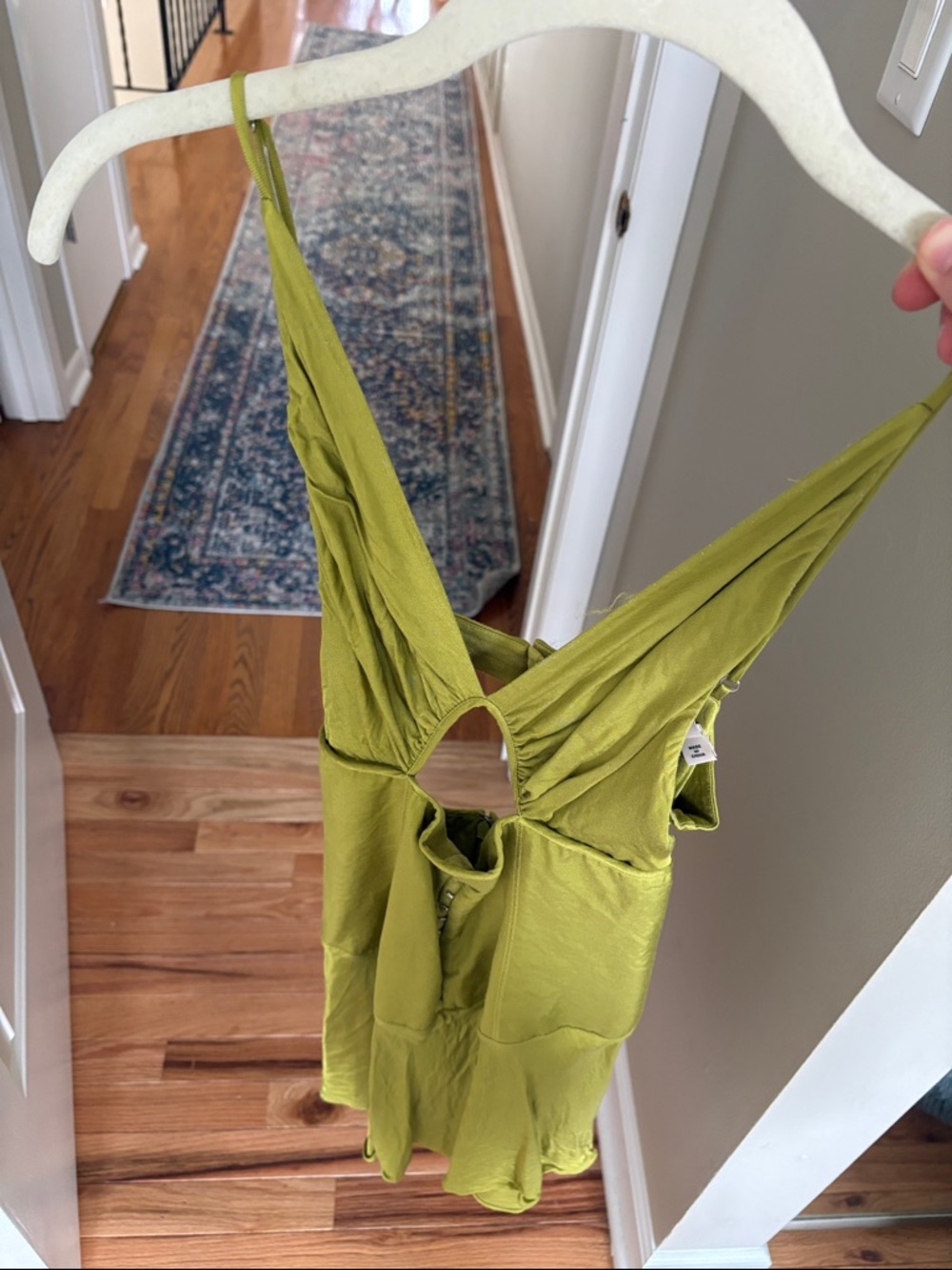 Bec & Bridge Lime Cutout Mini Dress - Picture 4 of 6